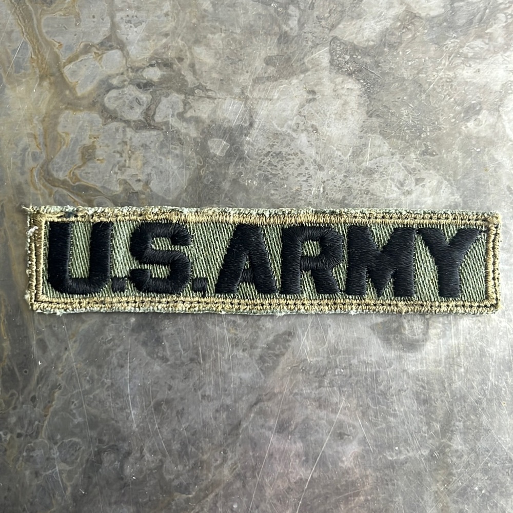 U.S. ARMY fully embroidered tape patch - Vintage